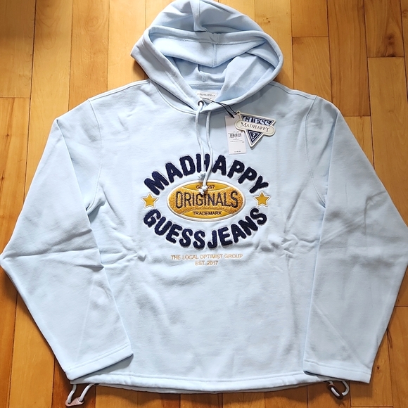 Madhappy x Guess Fleece Drawcord Hoodie - S - Picture 1 of 15